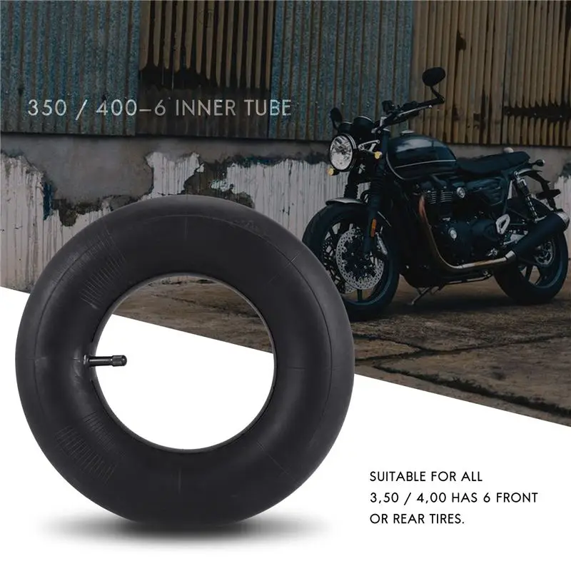 Steady 6X 3.50 / 4.00-6 Tire Tube Inner Tube Tire Wheel 350 / 400-6 Innertube Mini Moto Rubber Valve 6