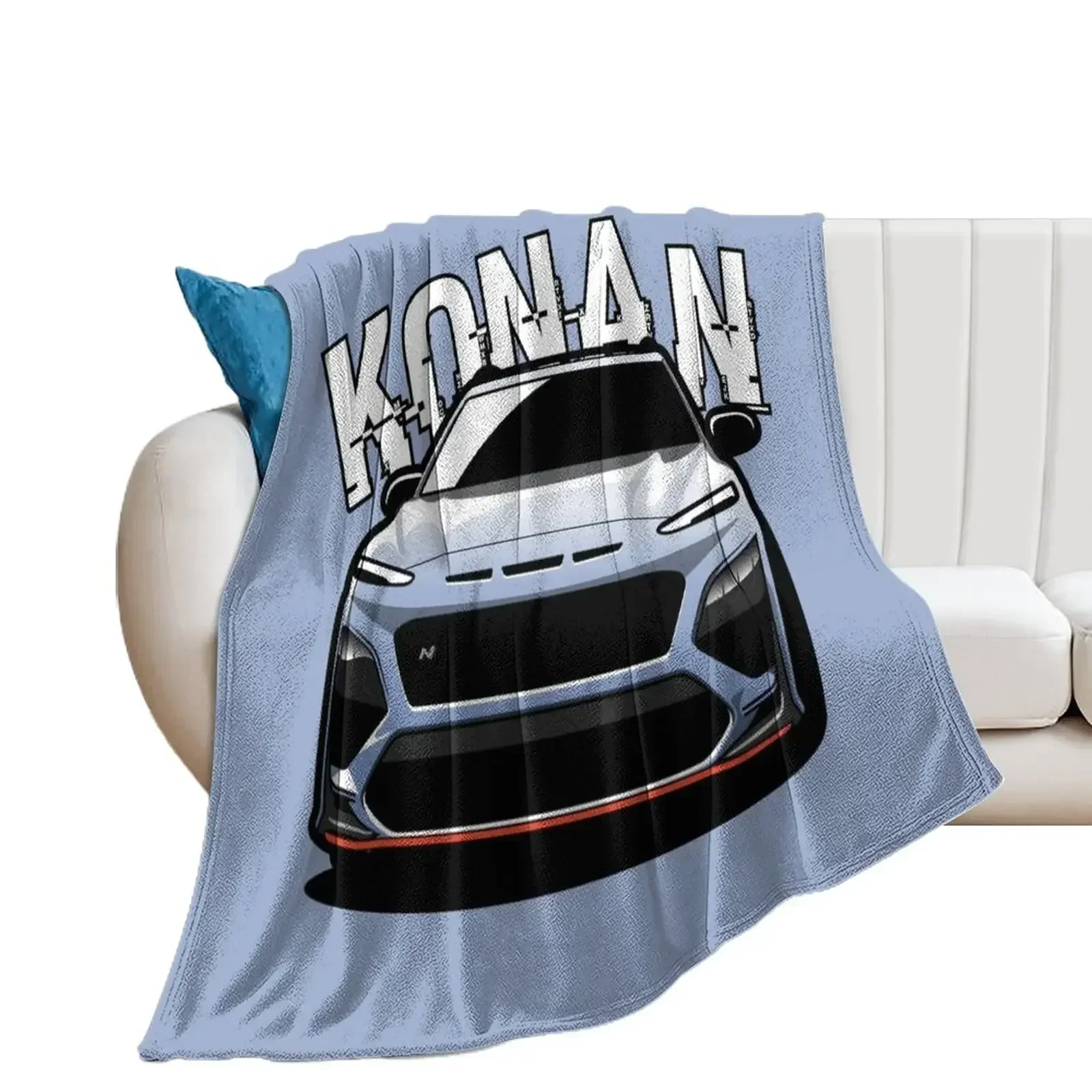 Kona N Throw Blanket Moving Personalized Gift warm winter Softest Blankets