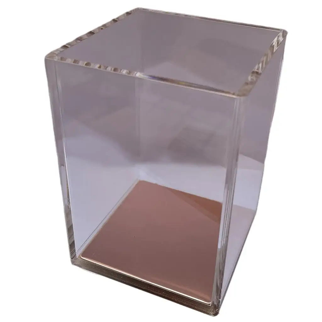 Acrylic Desktop Stationery Square Pen Holder Desktop Pencil Cup School Home
