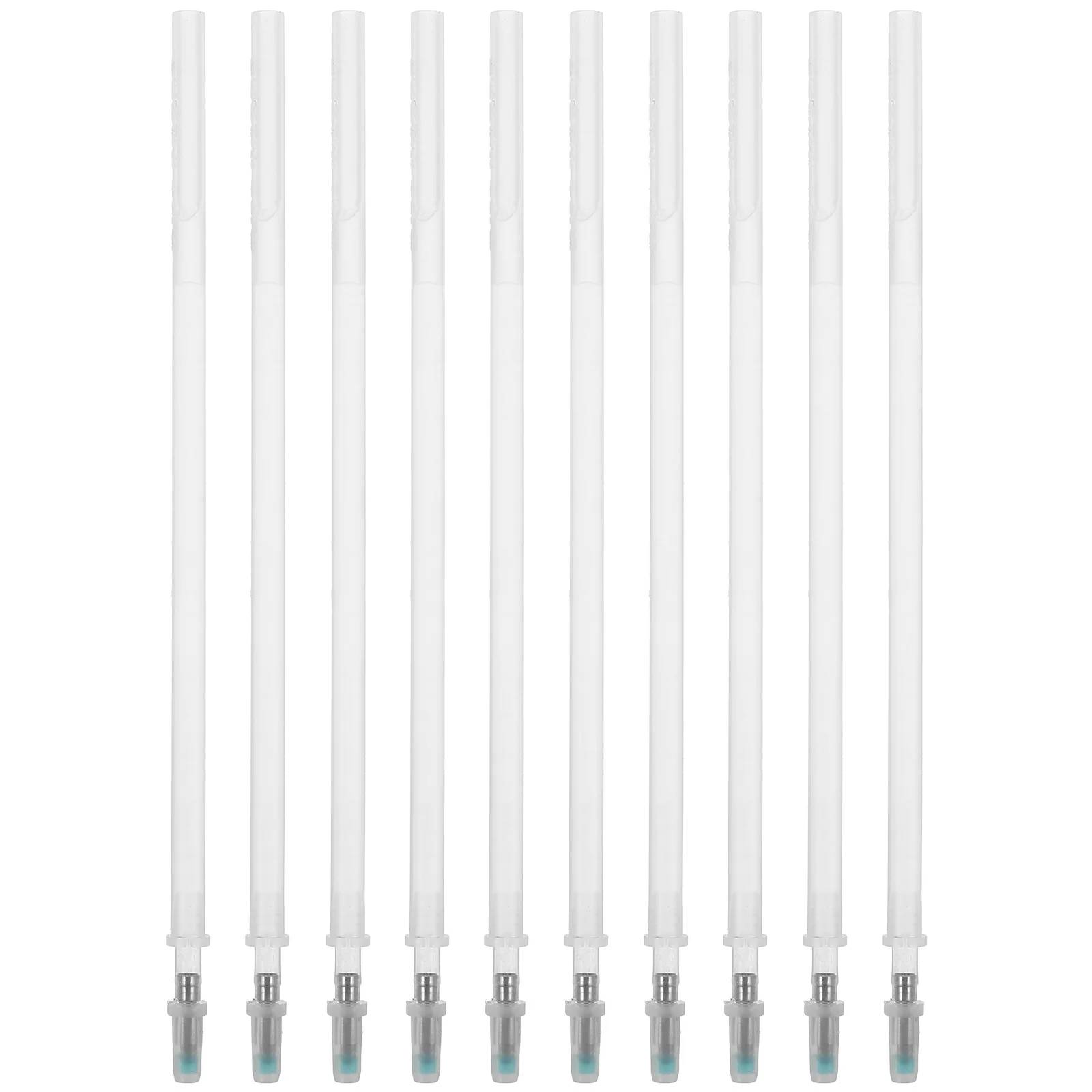 

10Pcs Uv Light Pen Refills Glowing Ink Construction Highlighting Notes Security Marking Ink Pen Refills