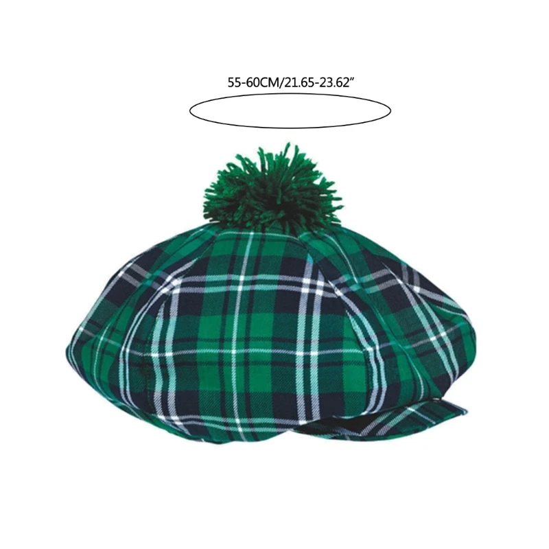 Nette Plaids Maler für St. Patricks Day Party Decor Festliche Requisiten für Bühne Zeigt Kopfschmuck Maler Drop