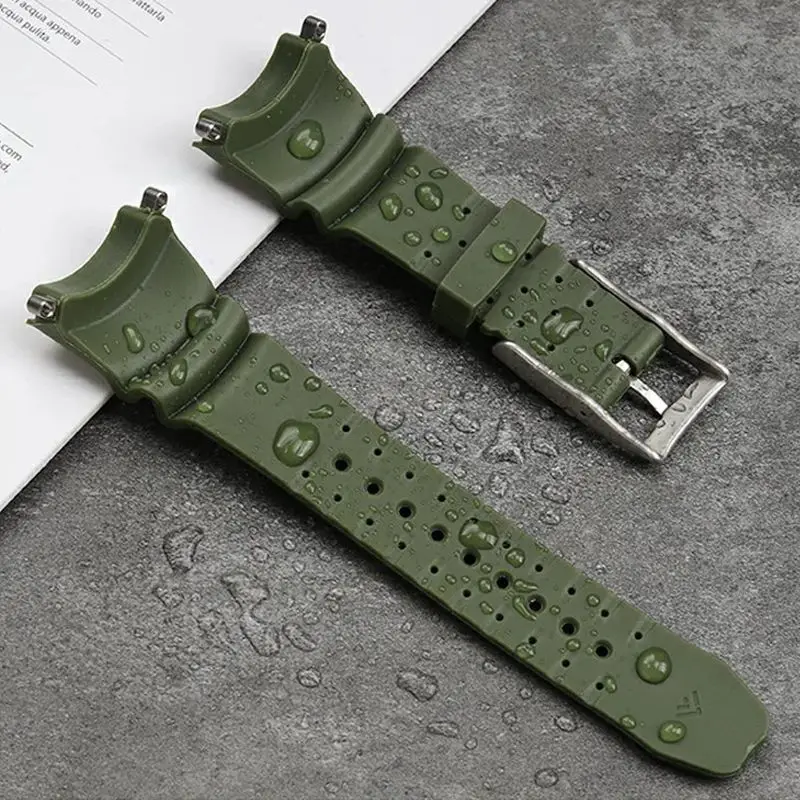 Silicone Watch strap For Citizen BJ8050-08E BJ8057-17 BJ8059-03Z BJ8056-01E Small Monster Modified Diving Rubber Watchband tools