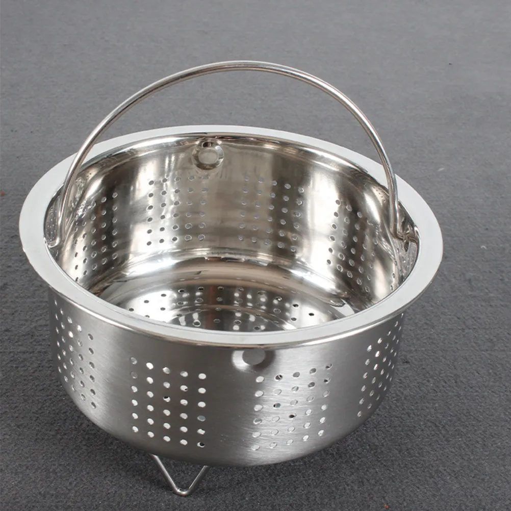Premium Stainless Steel Steaming Basket Dense Hole Ventilation Quick Heat Distribution for Rice Cooker Pot Electric Cooker Multi