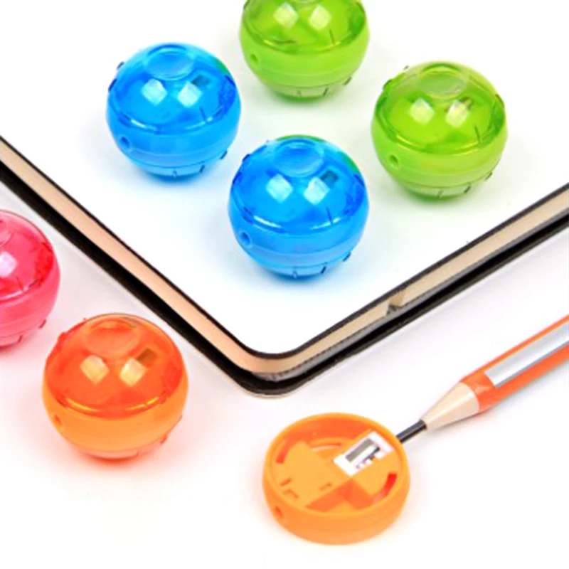 Милая Мини 2,0 мм точилка для карандашей с двойным отверстием школьные офисные принадлежности