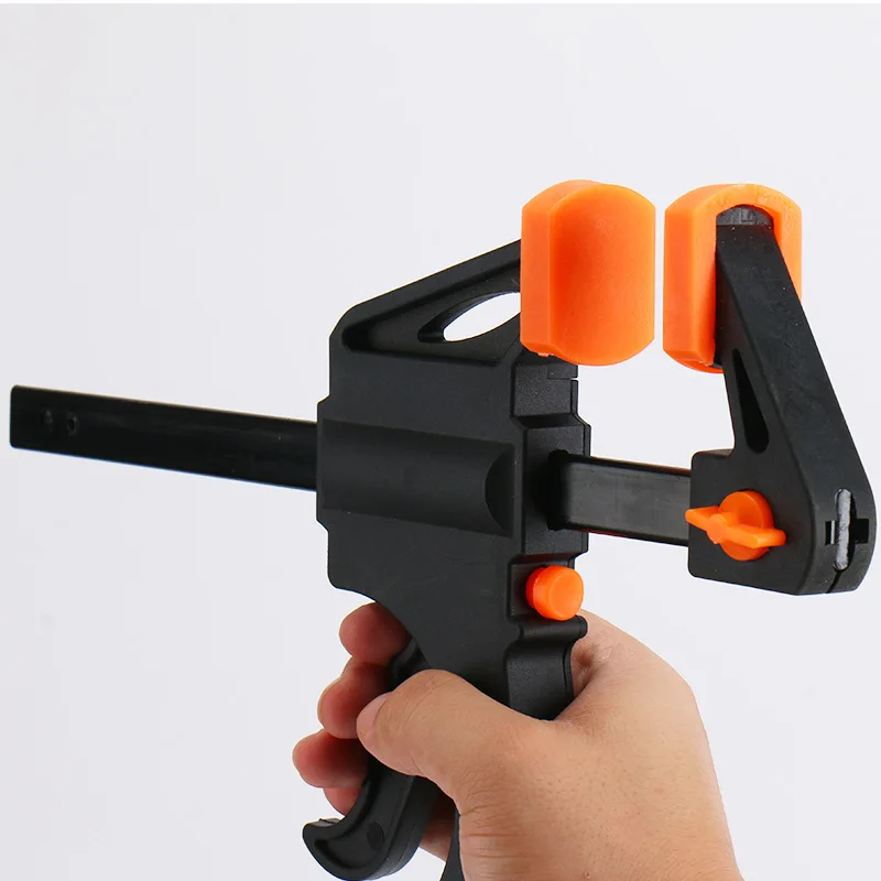 5/2pcs 4 Inch Woodworking Work Bar Clamp Clip Set Hard Quick Ratchet Release Clip DIY Carpentry Hand Tool Woodworking Clamp
