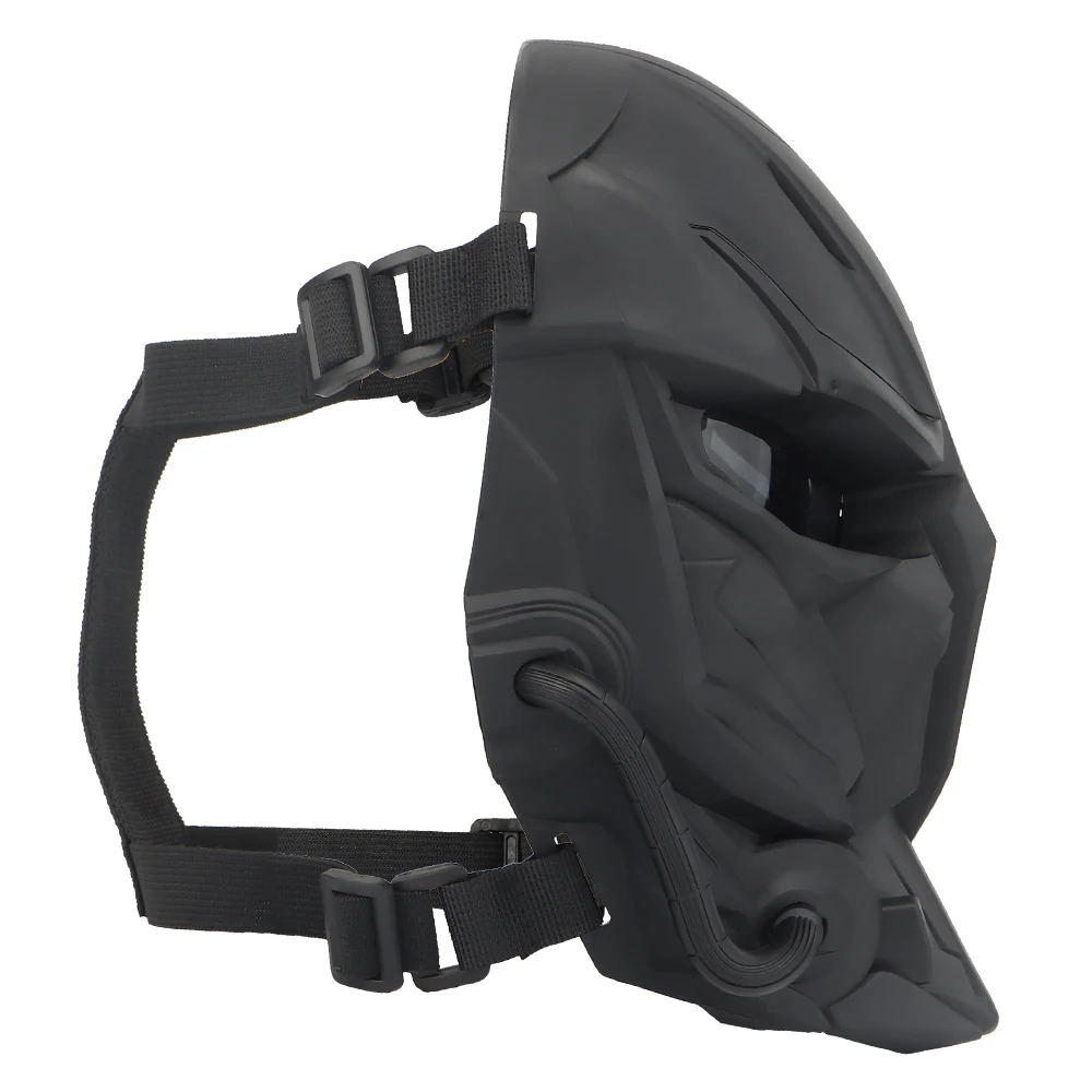 Máscara de caza Airsoft Paintball, casco de motocicleta, gafas de juego de guerra, protector facial de combate completo