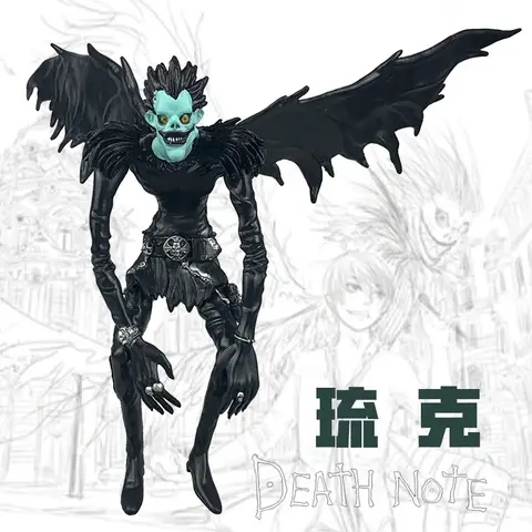 Anime Death Note Figur Ryuk Ryuuku Rem Staty Leksaker PVC Actionfigur Modell Dockor Leksak Halloween Figur Presenter 10 best sales Death Note Ryuky actionfigur - №2