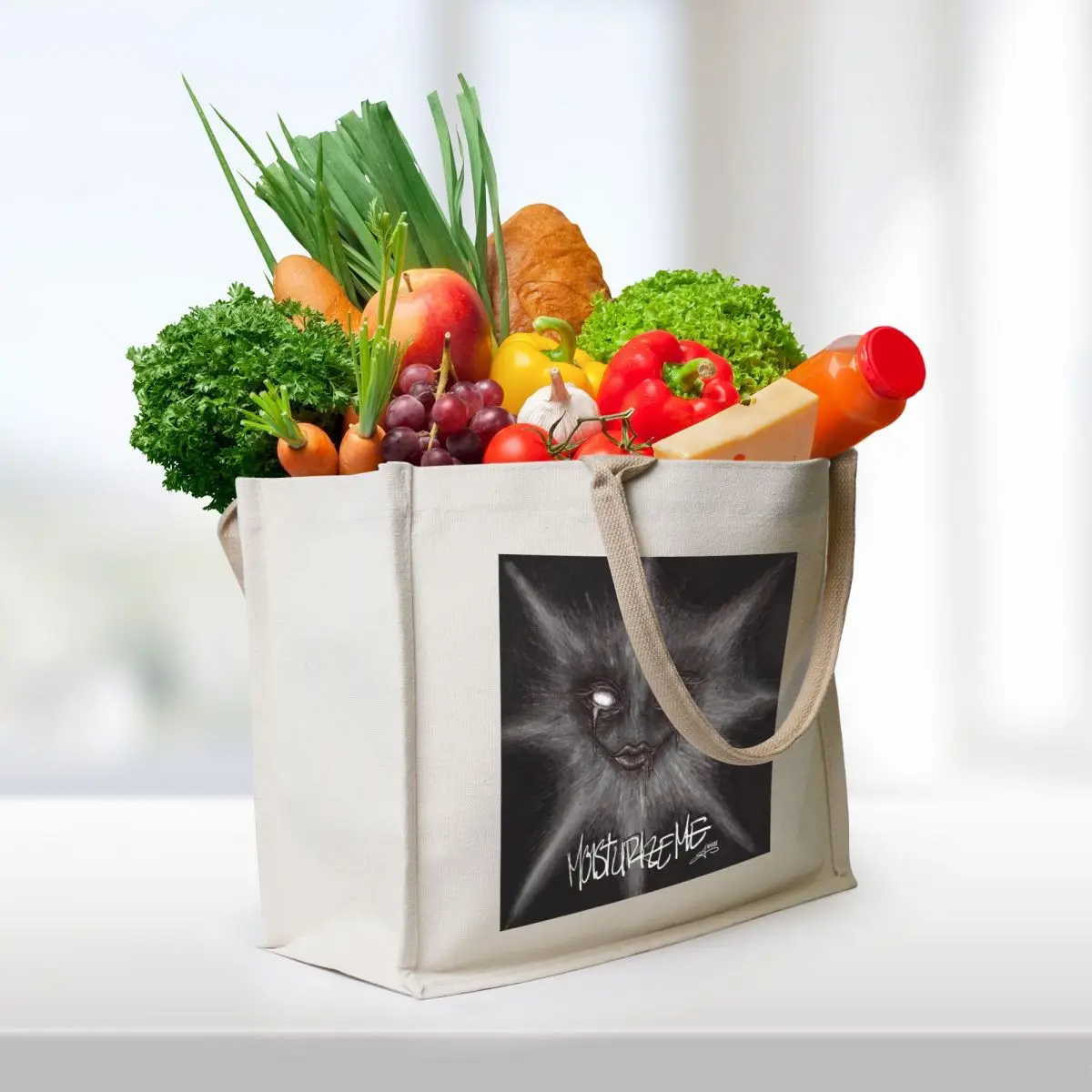 Moisturize Me Tote Bag canvas tote tote bag custom Shopper shopper bag women canvas