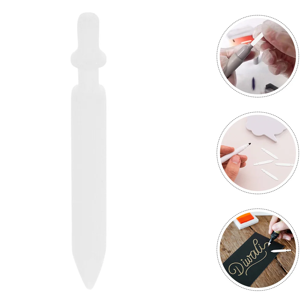 

100Pcs Acrylic Paint Pen Replacement Nibs 0.7mm Fine Nylon Tips for Marker Refills Smooth Ink Flow Suitable for Art Craft