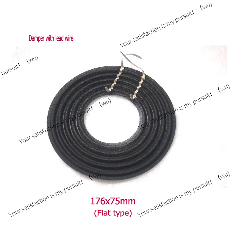 

2 шт./лот 176x76 мм с проводом, ткань, сабвуфер, демпфер, амортизатор, Hi-Fi аудио, динамик KTV, паук