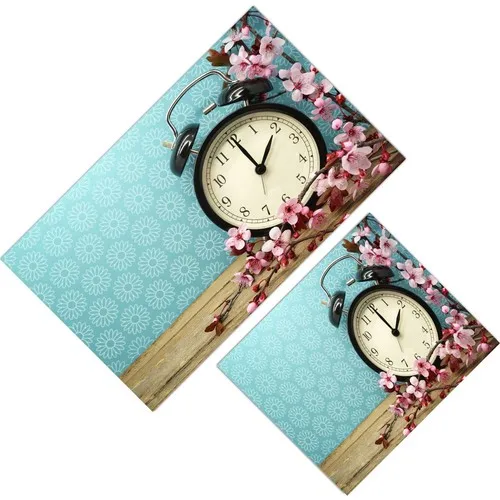 Cici Design Alarm Clock and Flowers Closet Takımı-60x100-50x60