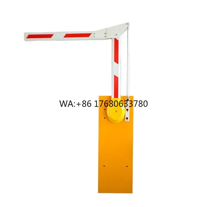 

Entrance Parking Space Barrier With Folding Arm Barrier Gate Machine Remote Fence Exits and Automatic