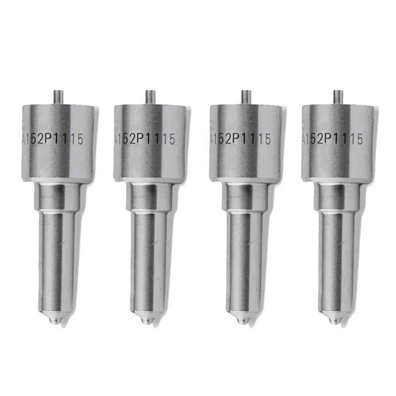 4 PCS DLLA152P1115 New Diesel Fuel Injector Nozzle Silver Metal Automotive Supplies For ISUZU D-MAX Rodeo 4JJ1 3.0D 095000-8030