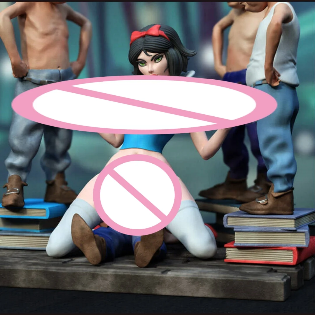 

1/24 Scale Resin Figure Assemble Model Kit princess and the four dwarfs Nsfw Unassembled Unpainted 3D printing toy 838