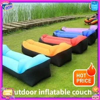 Silla de ocio inflable portátil para exteriores, muebles cómodos para exteriores, nuevo sofá inflable plegable para acampar