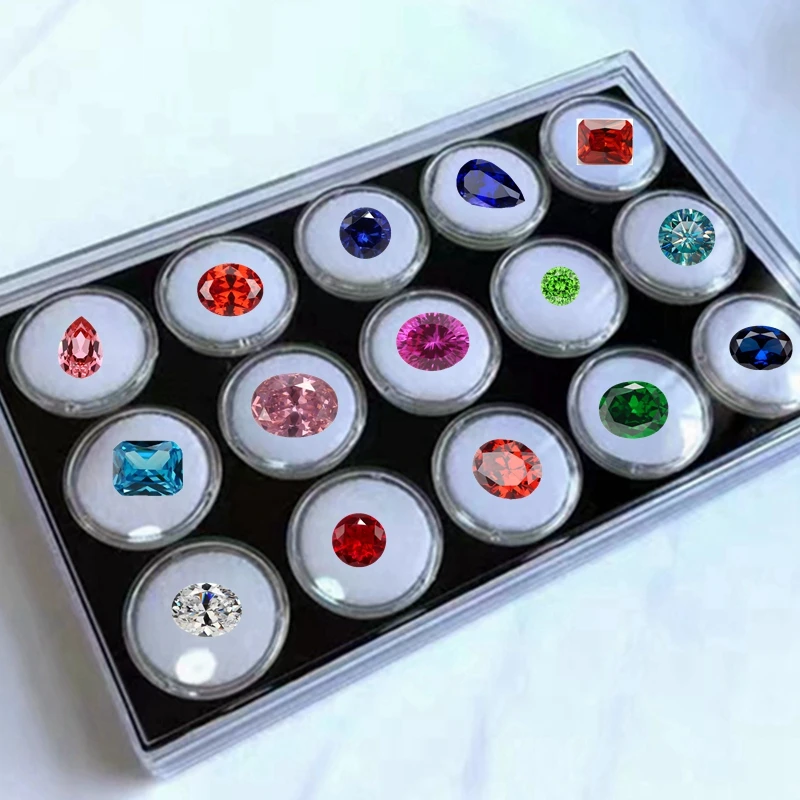 Boxed helle Farbe Aquamarin 12 × 12mm quadratischen Schnitt für Schmuck machen lose Edelstein DIY – Detail 7