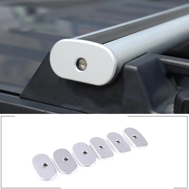 For Hummer H2 2003-2009 Aluminum alloy Car Roof Rack Crossbar Key Lock Decorative Cover Car Accessories