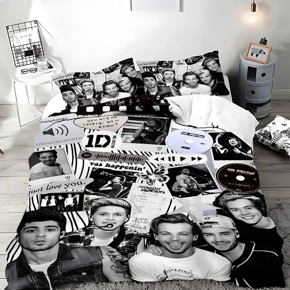 One-Direction Rock 1D Duvet Cover Pillowcase Bedding Set Adult Boy