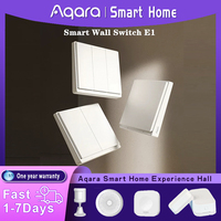 Newest Aqara Smart Wall Switch E1 ZigBee3.0 Smart Home Wireless Light Switch Fire Wire With NO Neutral For Xiaomi MiHome homekit