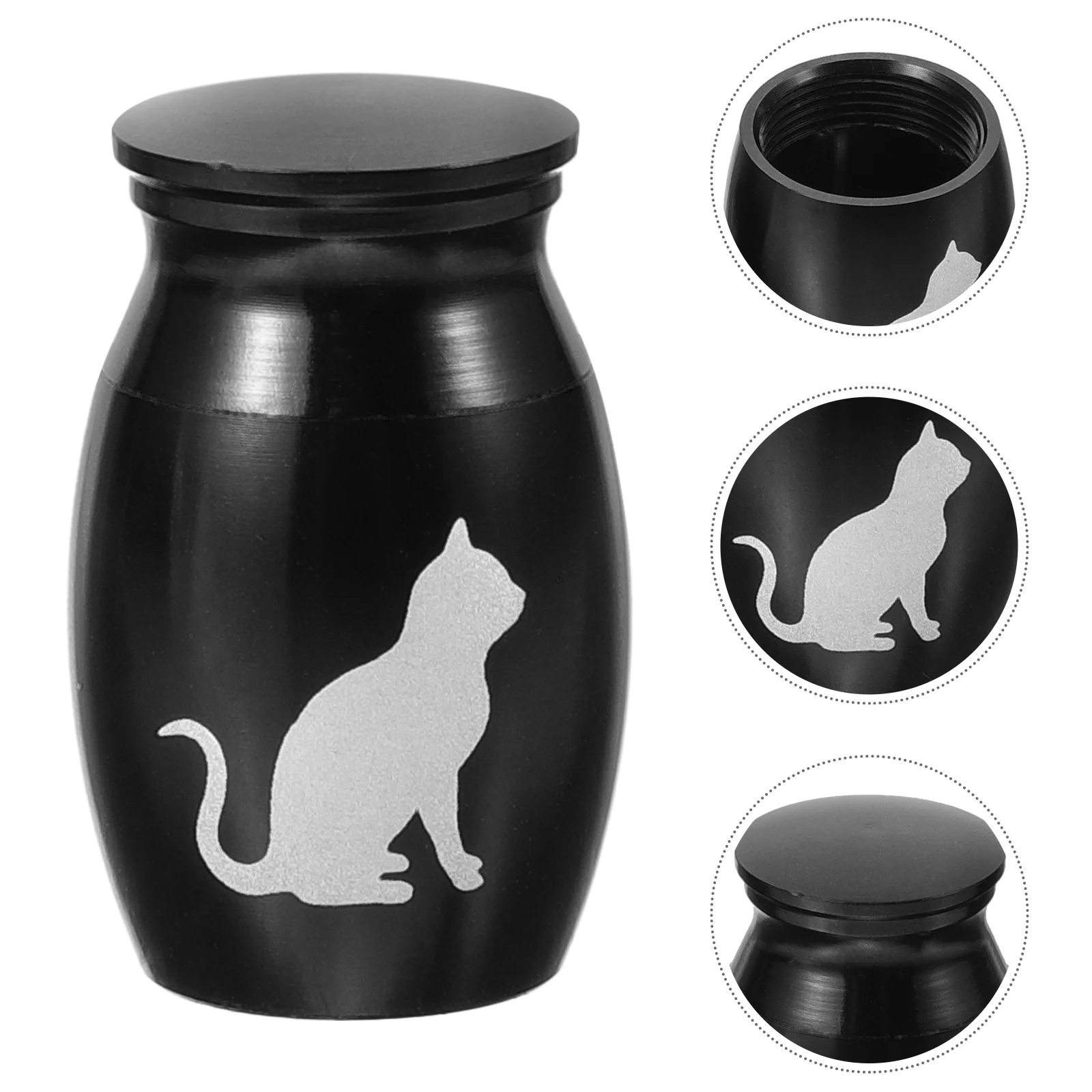 Pet Urn Keepsakes Urns For Cats Dogs Souvenir Cremation Casket Alloy Small Ashes Coffin