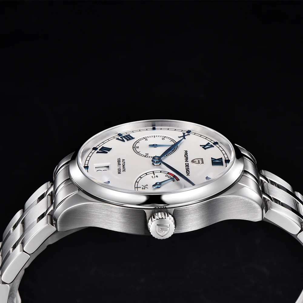 PAGANI DESIGN New Pilot Series Herren-Mechanische Uhr Luxus Saphirglas Power Storage Display Automatikuhr Herren