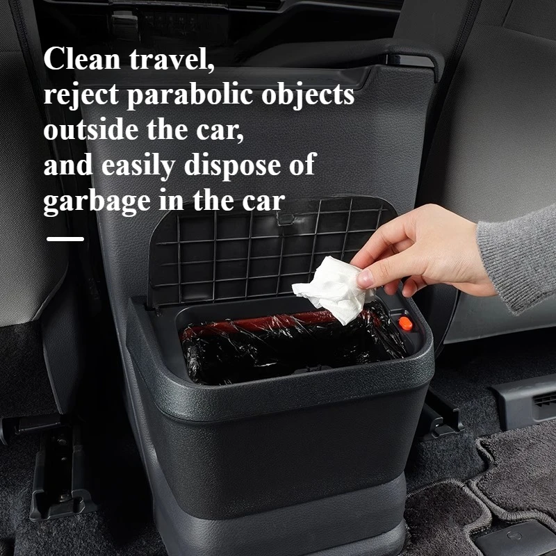 

Car Trash Can Rear Modified Special Storage Bag Automotive Modification Suitable For Toyota Sienna Granvia Decoration Accessorie