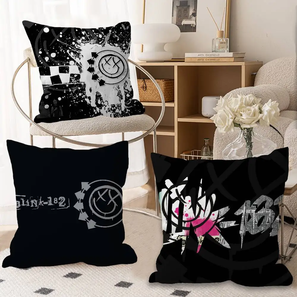 B-Blinks 182 Rock Band Cushion Cover Inches Farmhouse Decor 