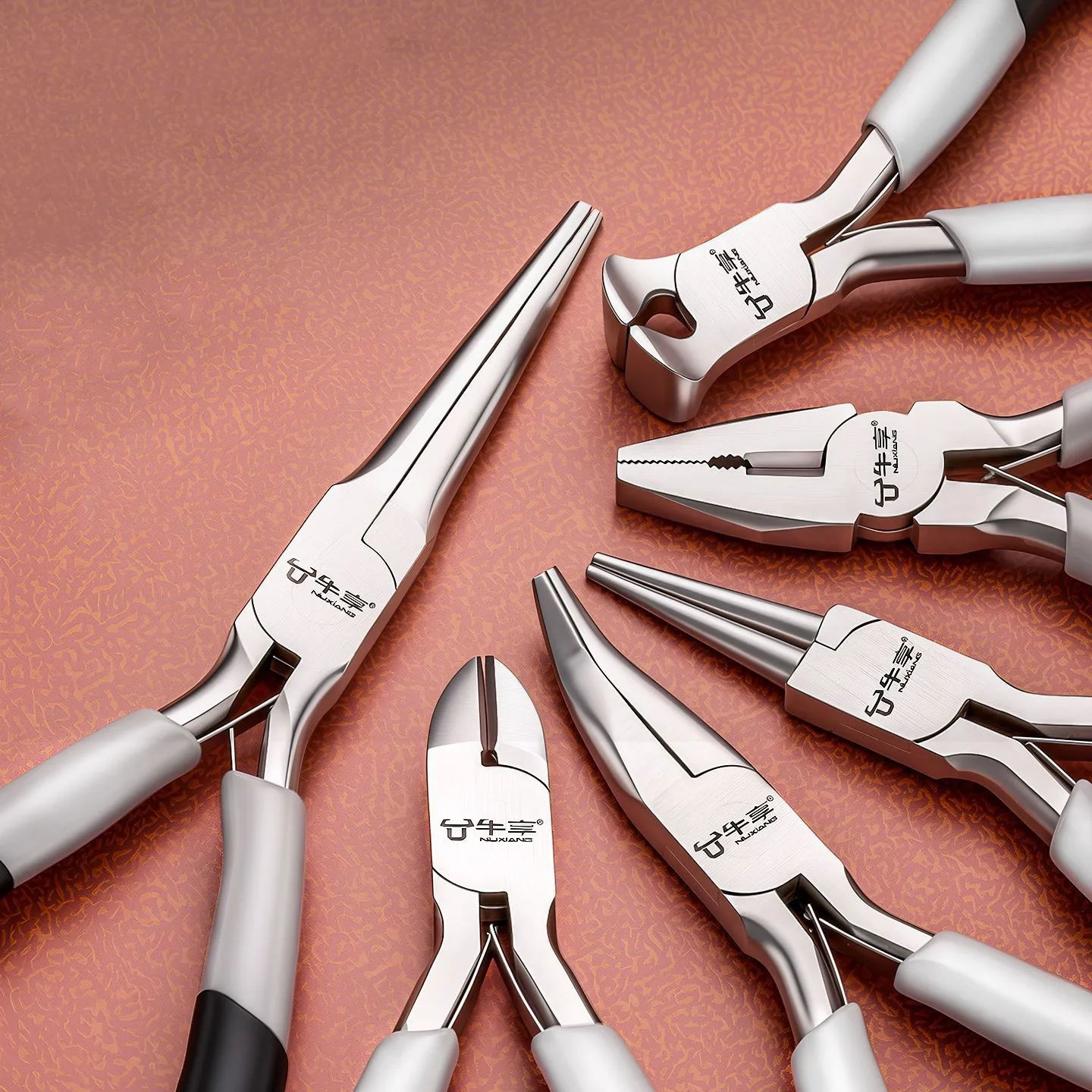 Mini Multifuncational Pliers Diagonal Round/Bent Needle Nose Pliers Handcraft Beading Insulated Plier DIY Jewelry Pliers Tools