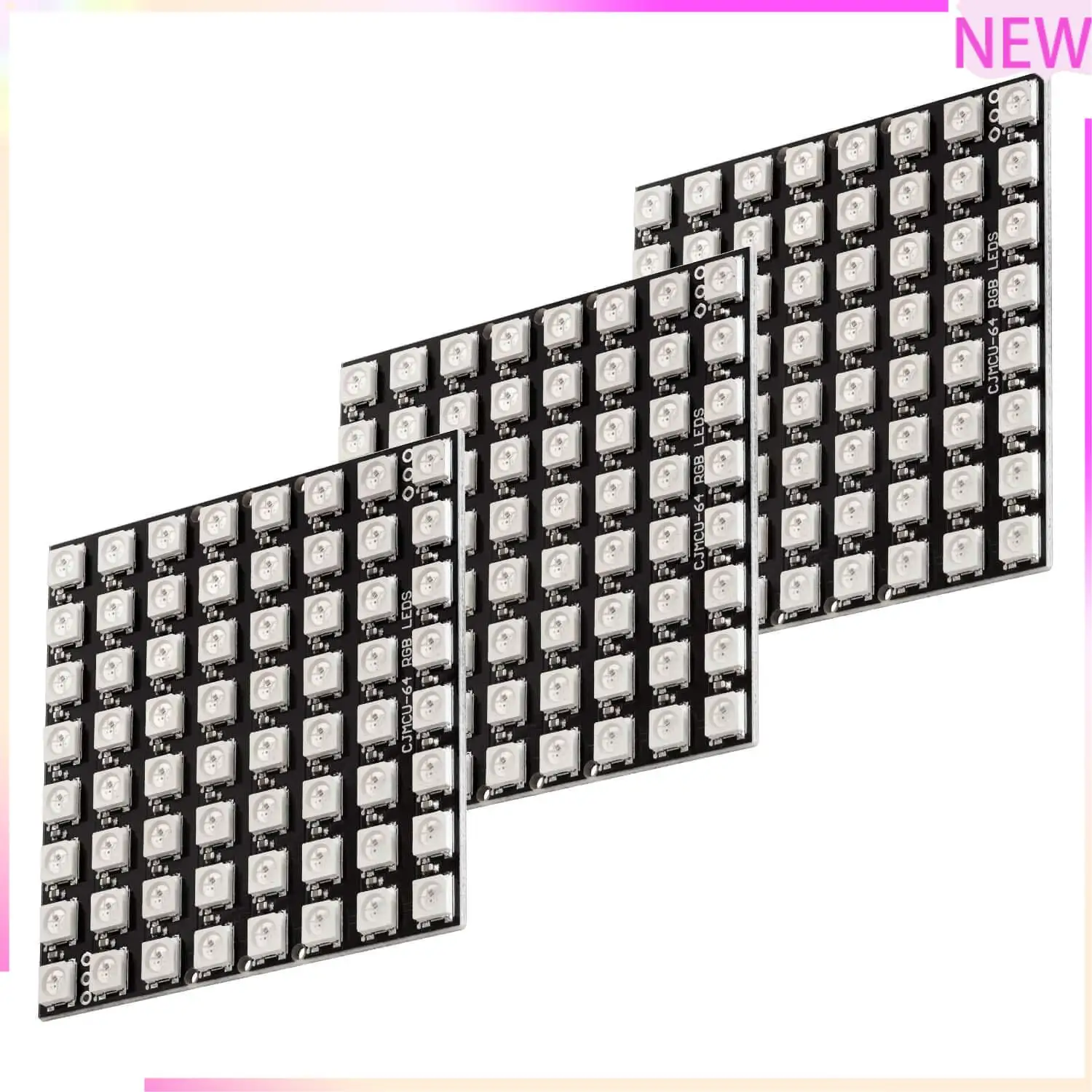 B27B 3 X U 64 Panel Matriks LED Modul CJMCU-8X8 Kompatibel dengan UNTUK Arduino dan Raspberry Pi