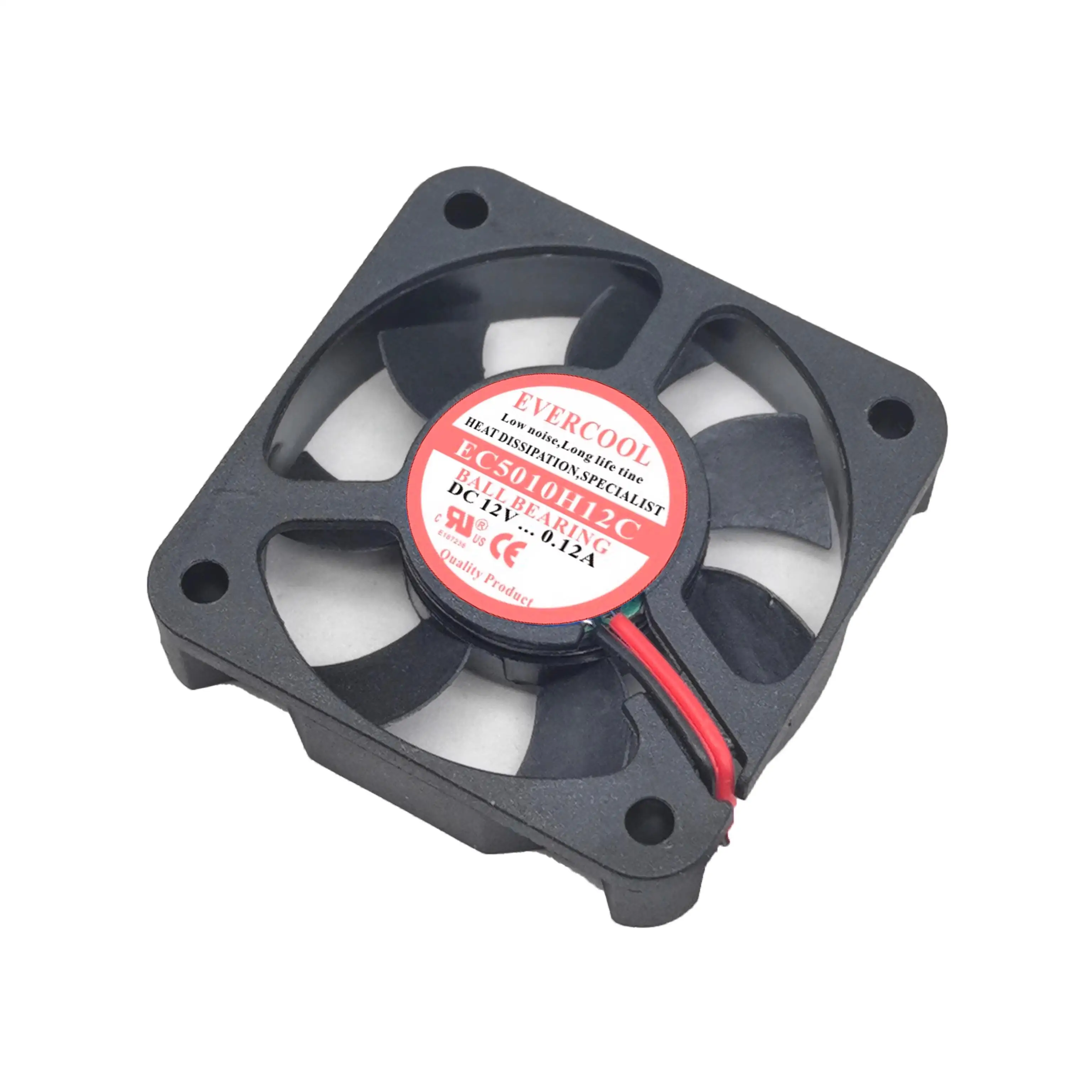 New  For Original  EVERCOOL  EC5010H12C 5010 12V Chassis Small Cooling Industrial Fan