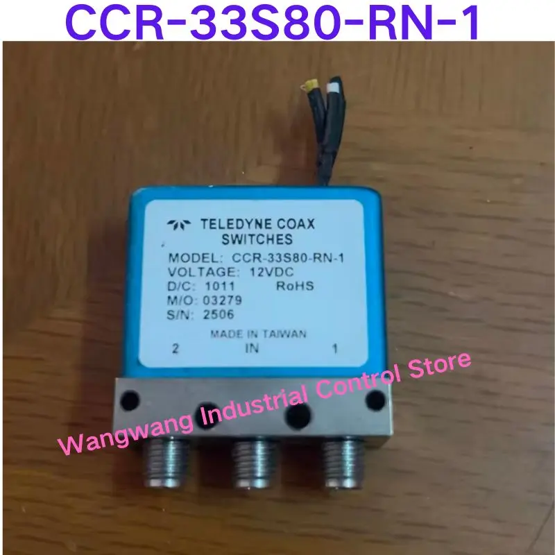 Second-hand test OK , Microwave RF switch CCR-33S80-RN-1