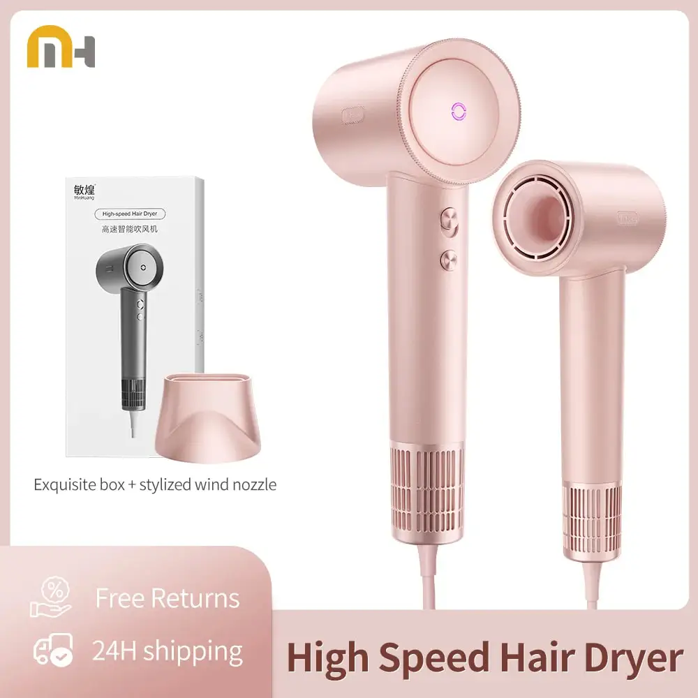 

Hair Dryer Hot Cold Wind Air Brush Hairdryer Professional Negative Lonic Blow Dryer Strong Power Dryer Salon Tool 1600W