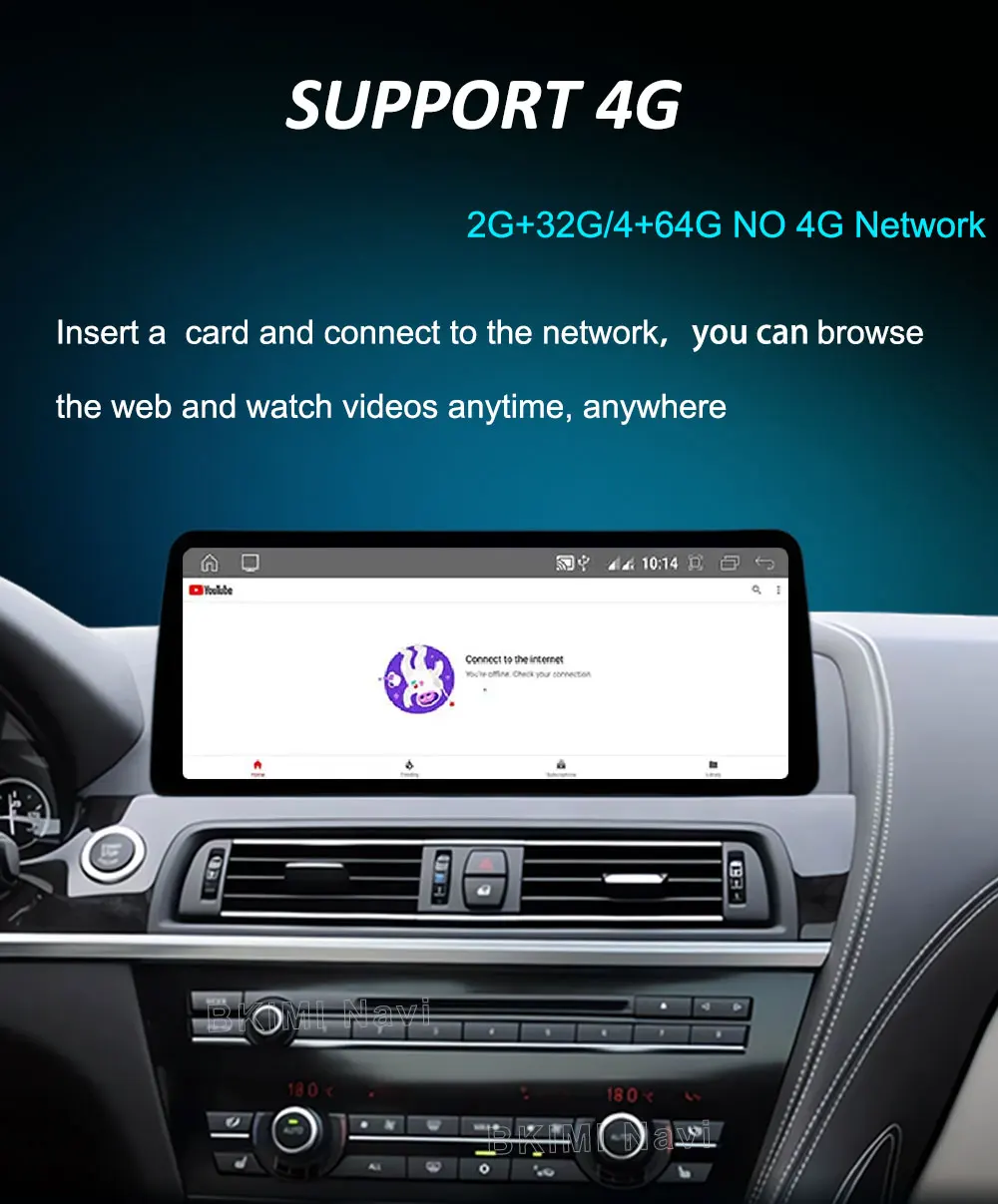 Android 15 CarPlay für BMW 3/4 Serie F30 F31 F32 F33 F34 F36 2013 - 2019 NBT/EVO System Auto Video Multimedia Player WiFi GPS – Detail 11