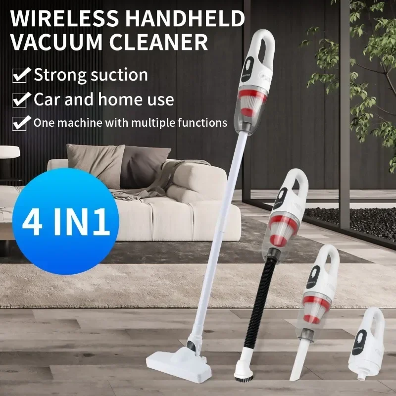 4 in 1 handheld vacuum cleaner 7.2V large suction one machine multi-purpose home car dual-purpose vacuum cleaner wireless