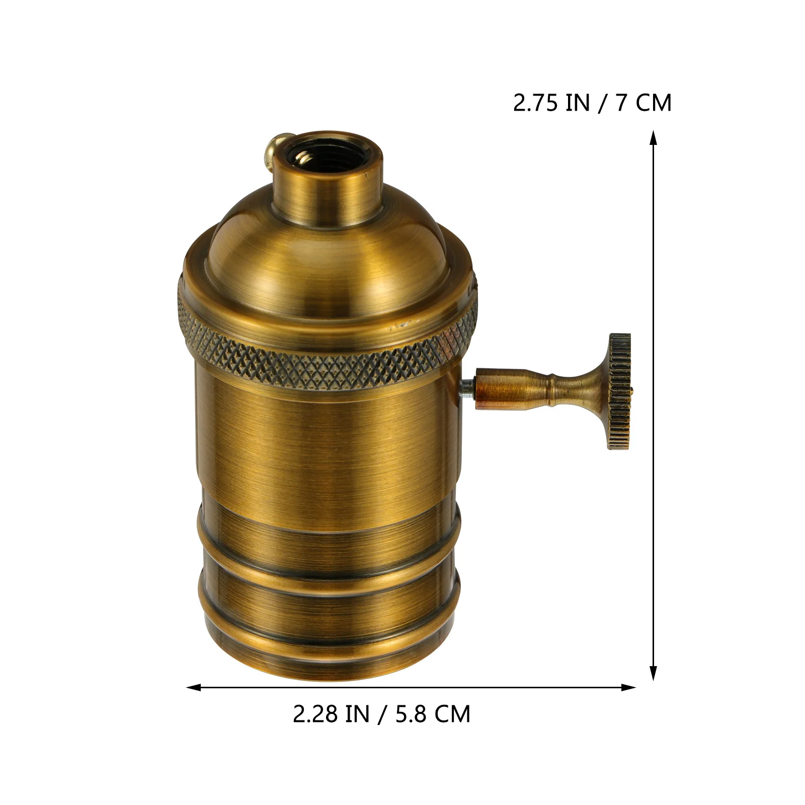 

Vintage Lamp Socket Edison Retro Pendant Holder Heat Resistant Die Casting Socket Durable Bulb Hanging Light Fixture Ambient