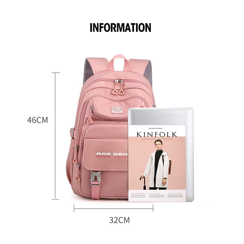 Girl Children Kid Child Teenager Backpack School Bag Back Pack For Class Schoolbag Primary Bagpack Bookbag Garden Female Women