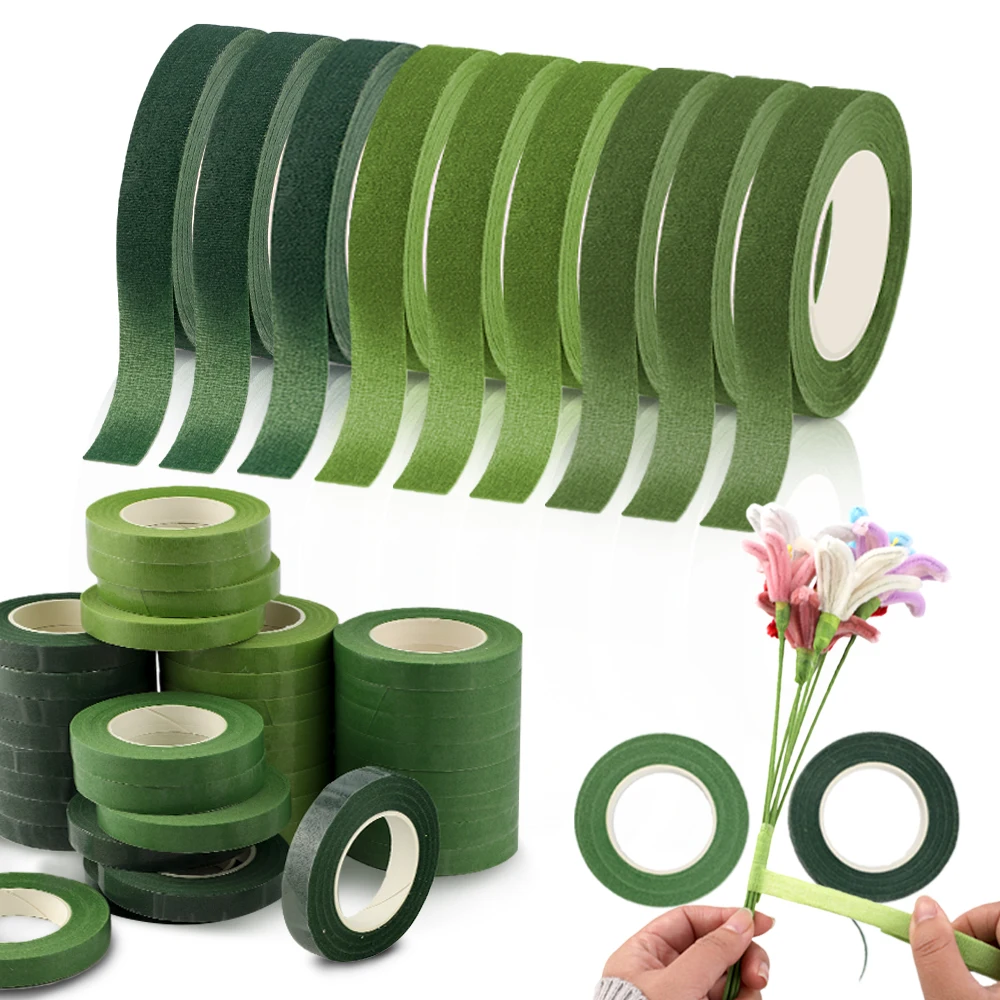 Florist Supply Paper - Floriculture Tape Selbstklebender Blumenstrauß Blumenstiel Papierband