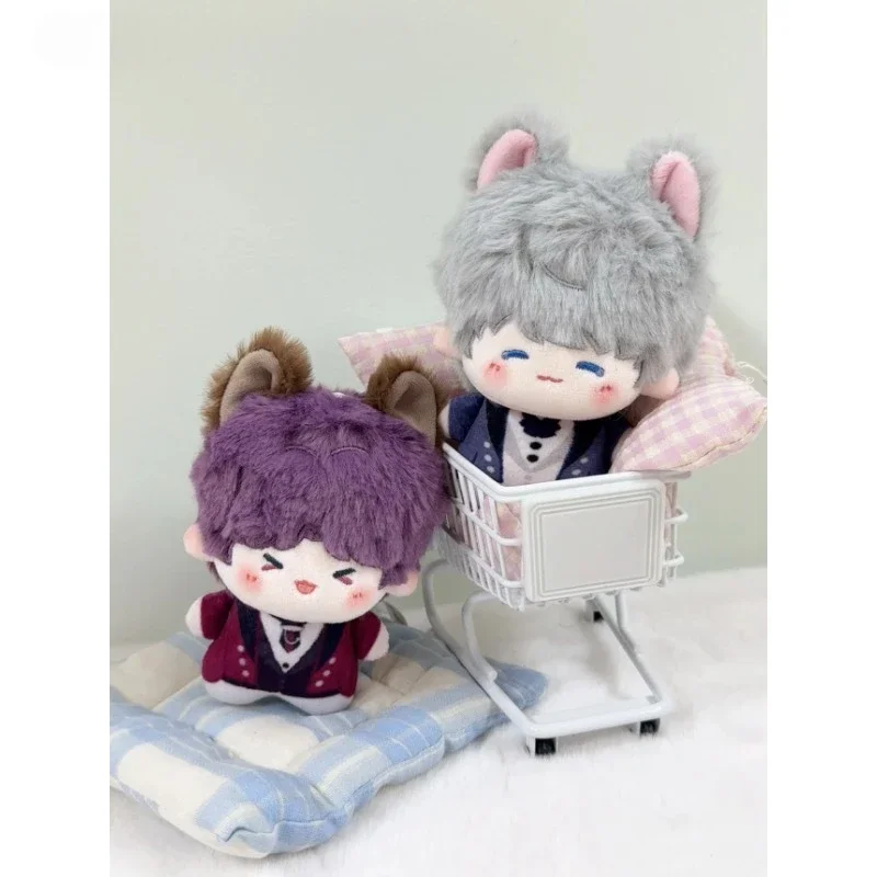 Anime Xavier Sylus Love and Deepspace Zayne Rafayel Katzenohr Cosplay Puppe Stofftiere Anhänger Puppe Fluffy Maumet Schlüsselanhänger 10 cm