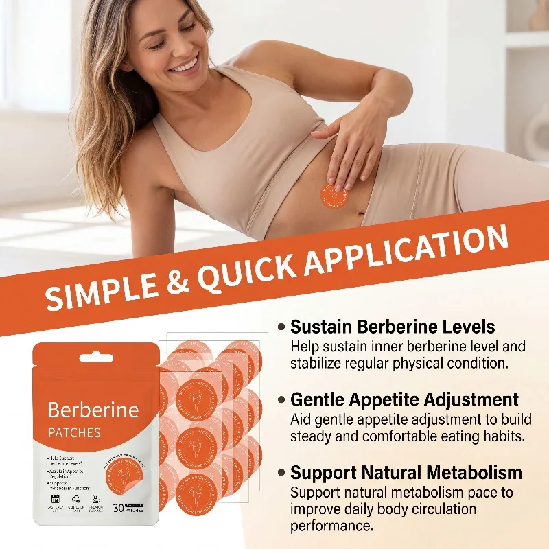 30PCS NAD+ Body Management Patch Easy To Use Skin Friendly Daily Body Care Support Sticker For Daily Wellness Use