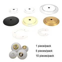 1/5/10 stücke Bronze Chrom Metall Lampen schirm Halter Teile für Magic Bean Glass chirm Silber Aluminium Ring Abdeckung, um Lampen schirm zu halten