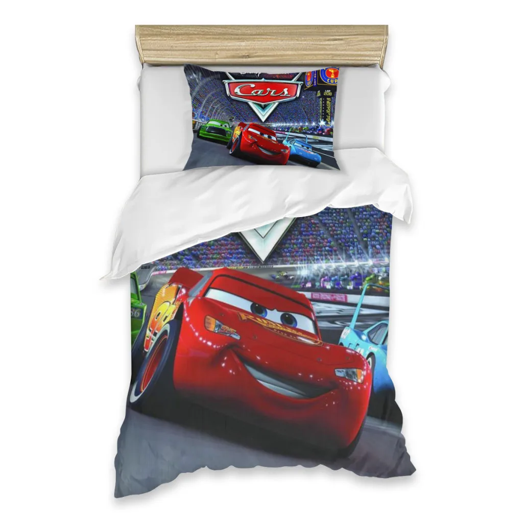 

Disney Cars Lightning McQueen Single Bed Sheets Set Complete Case Single Linen Quilt Cover