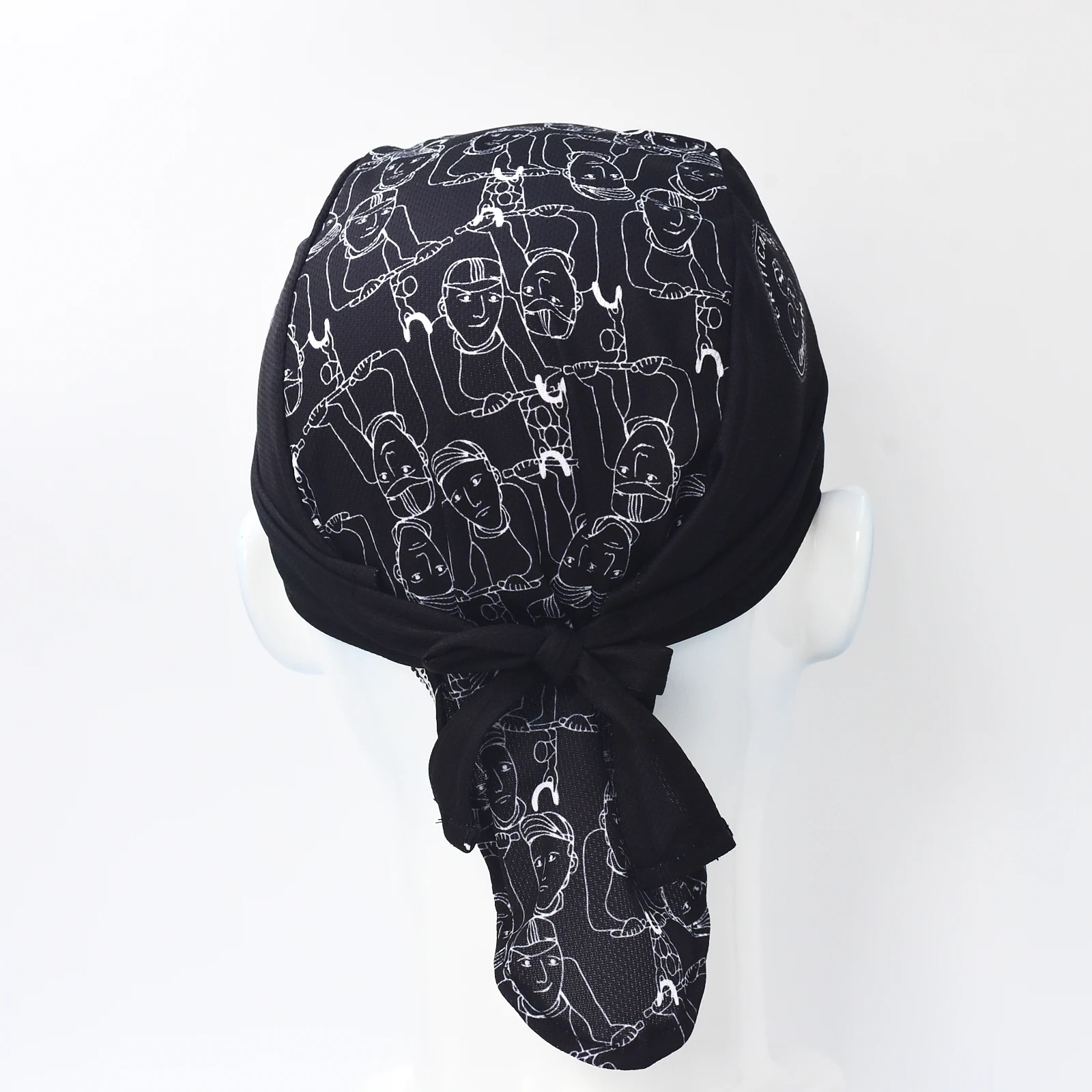 New Moisture absorption Bicycle Headscarf Sports Cycling Headscarf Breathable Pirate headscarf Customized