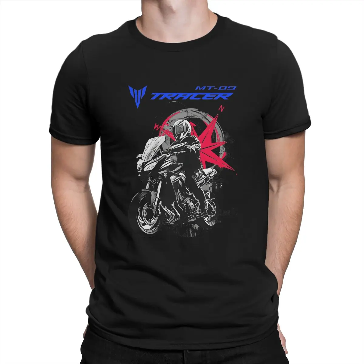 Men MT-09 Tracer GT900 FZ10 T Shirt MT Series Moto Cotton Clothing Vintage Short Sleeve O Neck T-Shirts