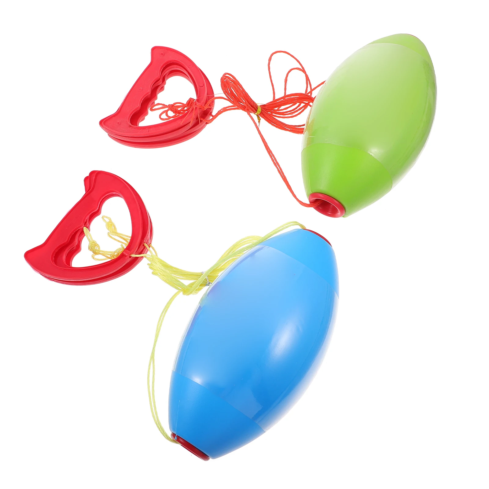 2 قطعة كرات مزدوجة ألعاب أطفال بلاستيكية للمنزل والمدرسة كرات مزدوجة للمهرجانات والأحداث ألعاب أطفال