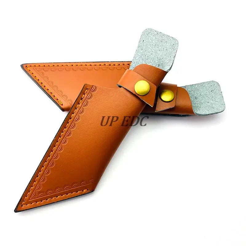 Artificial Leather Knife Case/Sheath Outdoor Sheath Leather Case Knife Accessories DIY Knife Protective Case Artificial Leather