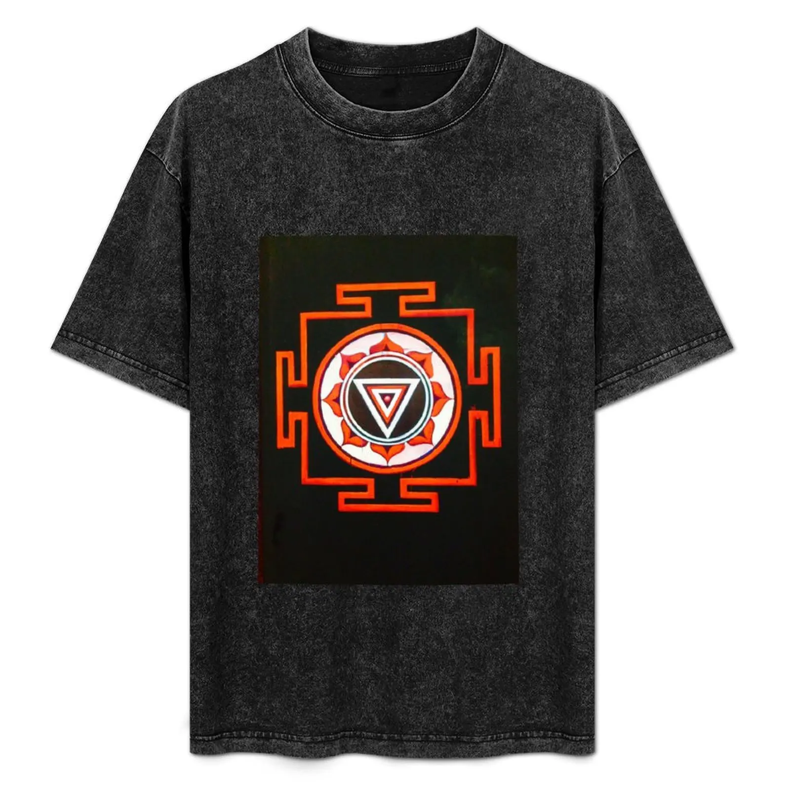 

Kali- Great Goddess Tantric Mandala T-Shirt Labor Work Casual T-Shirt