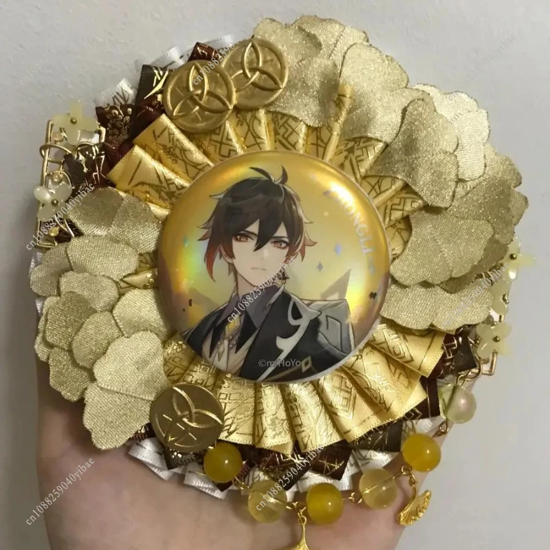 Genshin Impact Mora Coins with Bag 10/20/30/40/50Pcs Anime Golden Collection Prop Cosplay Trengthen Equipment Rock God Fans Gift image 4