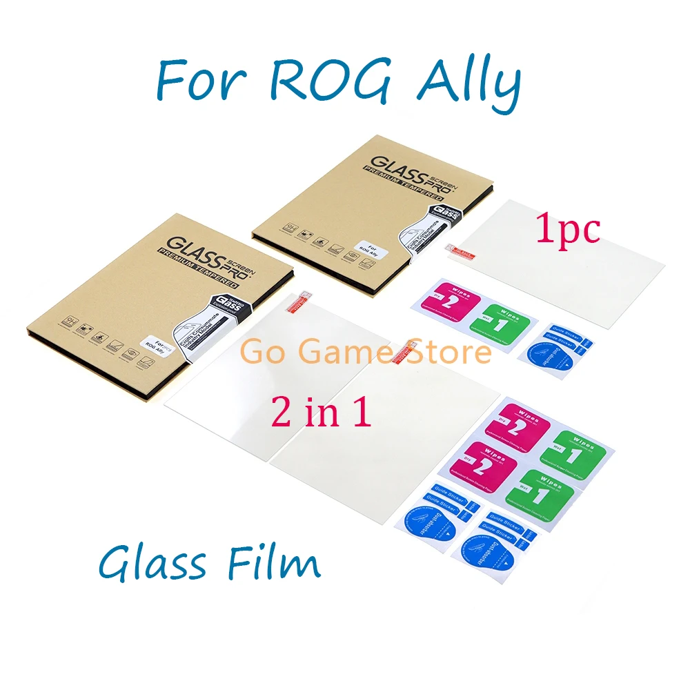 15pcs For Asus ROG Ally Game Console Anti-scratch 9H Tempered Glass Screen Protective Film with Package