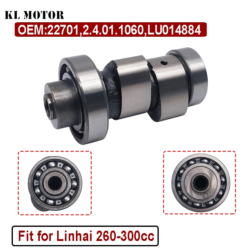 

Camshaft Cam Sprocket for Linhai 260 300 370 22720 22707 Stels ATV 300B Buyang 300 2.4.01.1060 LU014884 2.4.01.1030 LU019247