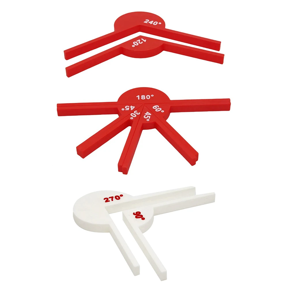 1Pc Portable Geometric Angle Ruler,Mathematics Teach Aid Angle Measuring Instrument,Eometric Angle Display Tool,Office Supplie